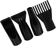 Beatifufu Hair Dryer Diffuser Replacement 4pcs Universal Hair Dryer Brush Nozzle Comb for Pet Grooming