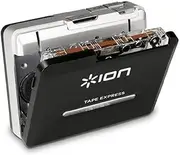 ION Tape Express Plus Cassette Player and Tape-to-Digital Converter with USB & 1/8" Out