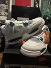 Size 7Y / Women’s 8.5 - Air Jordan 4 Retro 2024 Military Blue