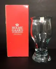 VINTAGE NOS HOLMEGAARD DANISH MCM POKAL BEER GLASS & BOX
