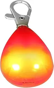 1 Set USB Rechargeable Dog Collar Light Waterproof Luminous Dog Tag Clip Flashing Dog Light (red) Dog Bowls Retractable Dog Pet Name Tags Dog Collar Charms Dog Id Tag Whistle Abs