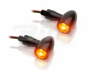 V PARTS Aluminium LED Indicator Set Clear Universal, black