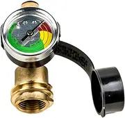 Propane Tank Connection Adapter, Propane Tank Gauge Level Indicator, Outdoor Cooking Accessories for Camping BBQ Grill Heater