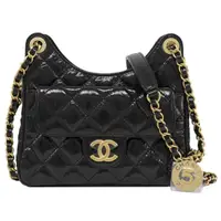 在飛比找momo購物網優惠-【CHANEL 香奈兒】Hobo Bag 經典雙C LOGO