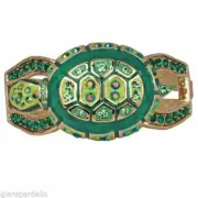 KIRKS FOLLY Love Turtles Cuff Bracelet GOLDTONE FREE SHIP