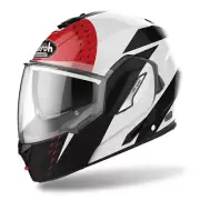 Helmet Modular AIROH REV 19 Leaden Shiny Red