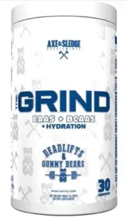 Axe & Sledge The Grind EAA + BCAA + Hydration 30 Servings Deadlifts & Gummy Bear