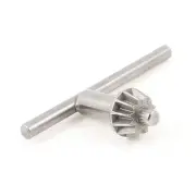 Drill Chuck Key 6mm Pilot 13mm Gear for Impact Driver Drills Tools Wrench Silver
