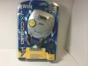 Personal CD Player Headphones jWIN JX-CD540 with cassette adapter dc power cord
