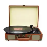 Bluetooth Vinyl Record Player with Speakers Turntable LP Supports USB Drive