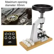 5700 Bench Watch Case Opener Back Opener with 6 Dies For Rolex Watch Repair Tool