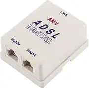 uxcell RJ11 Phone Adapter for Connecting ADSL Cable to Telephone Line