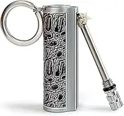 Fire Starter Lighter Waterproof Metal Keychain Camping Survival Fire Starter