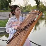 90cm Mini Guzheng 21 String Guzheng Guqin Chinese Instrument Solid Wood Zither