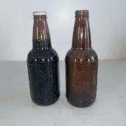 2 Sioux City Sarsparilla Bottle Old West Cowboy. 1 Is Sealed And Full!