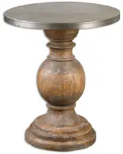 Uttermost Blythe Wooden Side Table