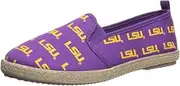 [FOCO] Womens Espadrille Canvas Shoe - Womens SNWMNCESPDRLASTL-P, Womens, Espadrille Canvas Shoe - Womens, LSU Tigers, Medium