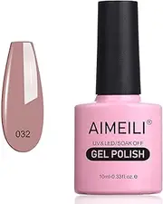 AIMEILI Soak Off UV LED Gel Nail Polish - Eur So Chic (032) 10Ml