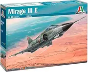 Italeri 2816 1:48 Mirage III E Model Building Kit, Standing Model Building, Crafts, Hobby, Gluing, Plastic Kit, Detailed Military Kit