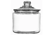 Anchor Hocking 3L Heritage Glass Jar Kitchen Food Container Organiser w Lid CLR