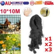 Black Anti Bird Netting Commercial Pest Net 10x10M Fruit Trees Plant Garden Net