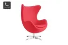 Matt Blatt Arne Jacobsen Egg Chair Premium Replica (Red), Armchairs, Furniture