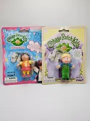 New Cabbage Patch Kids Keychain Lot of 2 Boy Girl Dolls NOS F