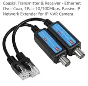 Passive Coax to Ethernet Network Extenders for IP NVR Camera