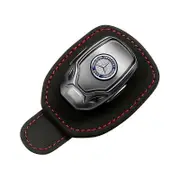 TWYGV Suitable for Benz Car Sunglasses Holder, Leather Glasses Holder for A C E S GLK CLA GLA GLC G Black