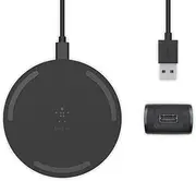 Belkin Wireless Charger 15W (Wireless Charging Pad for iPhone SE, 11, 11 Pro, 11 Pro Max, Galaxy S20, S20+, S20 Ultra, Note10, Note10+, Pixel 4, 4XL More), Black
