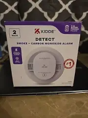 Kidde Smoke & Carbon Monoxide Detector, AA Battery Powered, LED Warning Light...