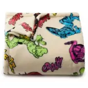 The Big One Retro Icons Plush Oversized Throw Blanket NEW