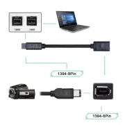 IEEE 1394 6Pin Female to 1394b 9Pin Male Firewire 400 to 800 Wire 1394b Firewire
