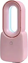 Portable Small Fan, Charging Bladeless Fan with Touch Control, Desk Fan with Night Light Function for Home/Office