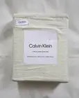Calvin Klein 4 Pc Queen Sheet Set Printed 300 TC Sateen 100% Cotton NEW