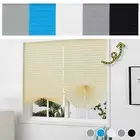 Self-Adhesive Window Pleated Blind And Roller Half Blackout Home Pleated Curtain