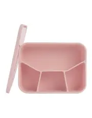 [Playground] Silicone Large Lunch Box in Light Pink