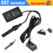 AU LCD Digital Thermometer Humidity Hygrometer Temp Gauge Meter Monito