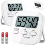 Digital Kitchen Timer Loud Alarm Auto-Off 2pack
