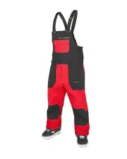 Volcom Rain Gore-Tex Bib Overall Men's Snow Pants, Crimson, XX-Large
