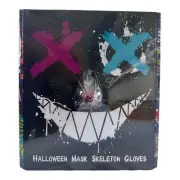 Halloween Mask skeleton gloves. New sealed