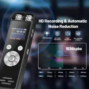 64GB Digital Voice Recorder with Playback,Portable Recording Device,Voice Activa