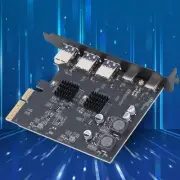 USB3.2 GEN2 Expansion Card 10Gbps High Speed Stable PCIE 4X Expansion Card Wit ❥
