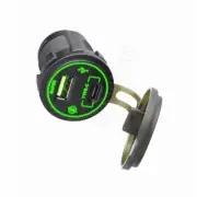 Car Modified Charger Socket Fast Dual Port 12V/24V Waterproof Accessories (for: Volvo)