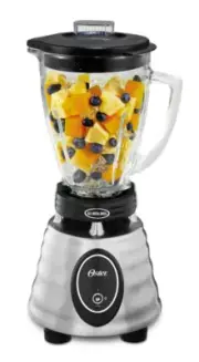 Oster® Classic Series Heritage Blender with 6-Cup Glass Jar, Stainless Steel