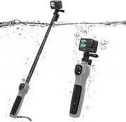 TELESIN 30M Underwater Selfie Stick, with Bluetooth Remote Control, Retractable Underwater Remote Control Selfie Stick Waterproof Grip for Diving Surfing Snorkeling, for Gopro Hero 12 11 10 9