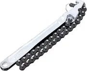 12inch Chain Wrench,Heavy Duty Pipe Fitting Chain Wrench,Portable Plumbing Spanner,Adjustable Long Handle Wrench Tool for Oil Filter,Water Purifier Belt,Pipe Fitting ﻿