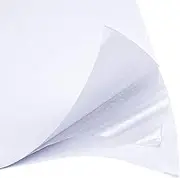 BENECREAT 18PCS A4 Size White Double Sided Tape Sheets 8.3x11.5 Inch Strong Adhesive Tap Sheet (0.1mm) for Arts Craft Photo Albums Making Valentine's Day Decoration