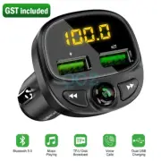Car Phone Bluetooth Charger Transmitter FM Radio for iPhone Android Adapter