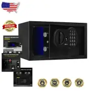 Heavy-Duty Alloy Safe with Keypad Lock and Sensor Light for Home Security